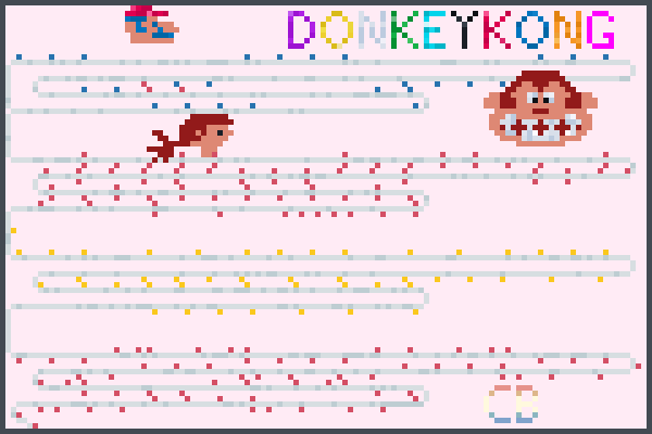 Donkey  kong Pixel Art