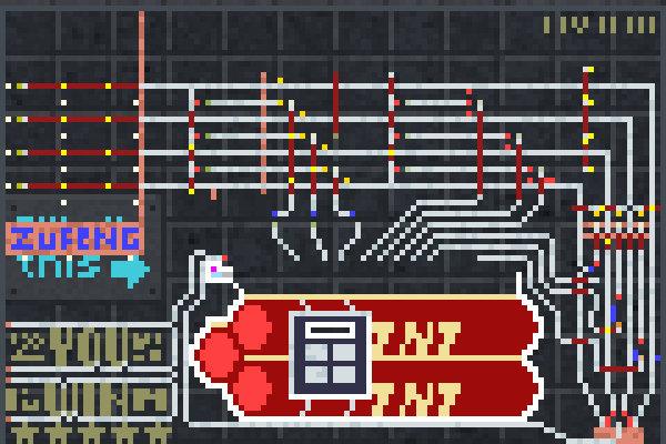 Disarm the Bomb Pixel Art