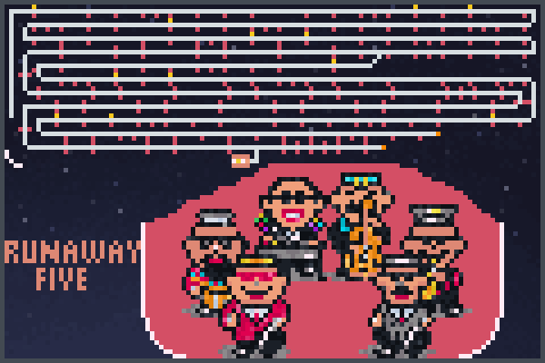 Runaway Five Pixel Art