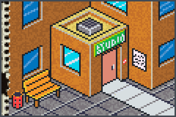 Isometric No.1 Pixel Art