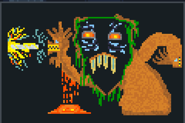 Witch doctor Pixel Art