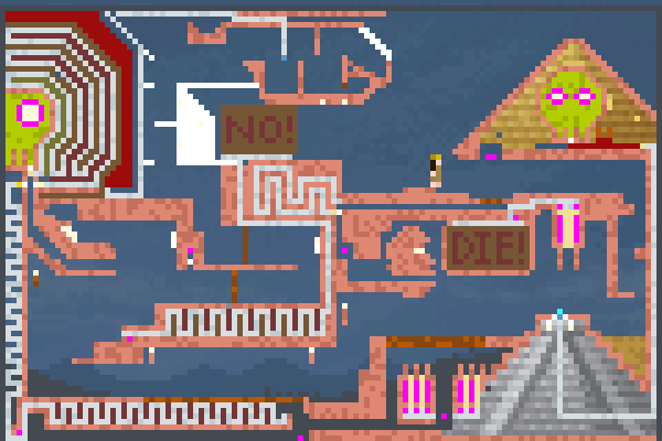 Temple run. Pixel Art