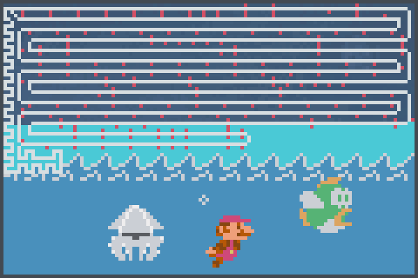 mario cansion Pixel Art