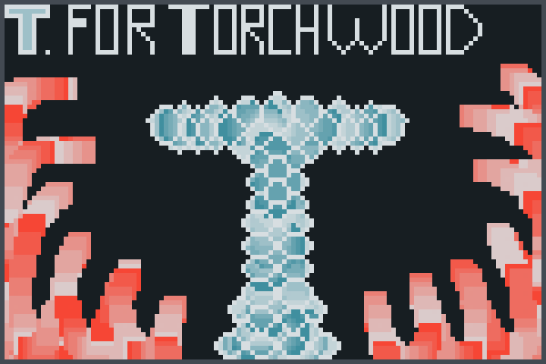 T for Torchwood Pixel Art