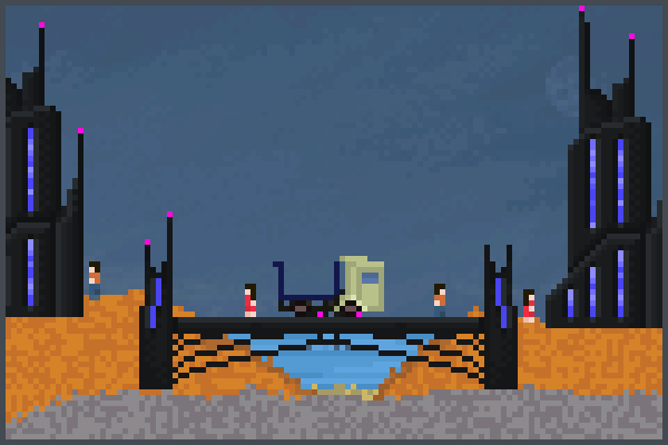 tornado alley, Pixel Art