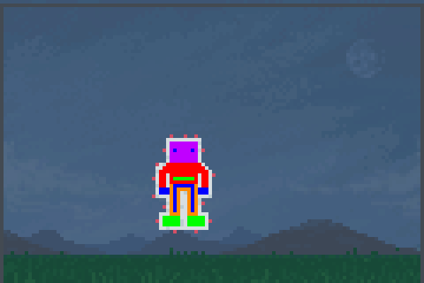 r0bot and song Pixel Art