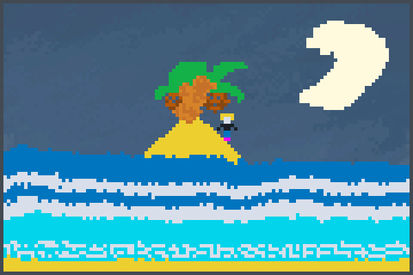 On Cruso Island Pixel Art