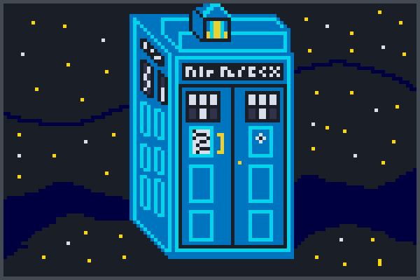 Tardis Adventur Pixel Art