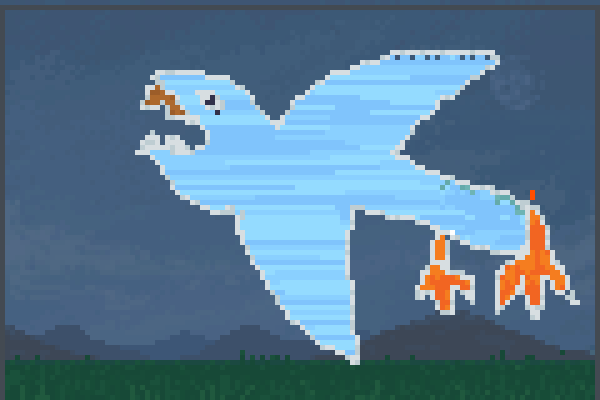 fubba dragon Pixel Art