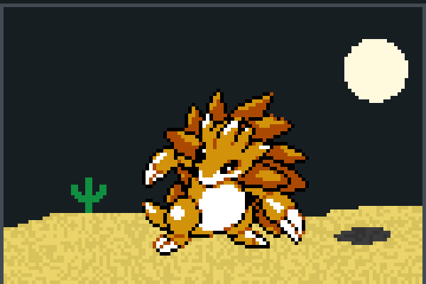 Sandslah Desert Pixel Art