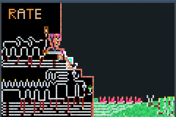 firework, laser Pixel Art
