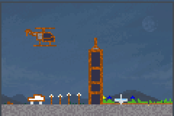 burnable tower Pixel Art