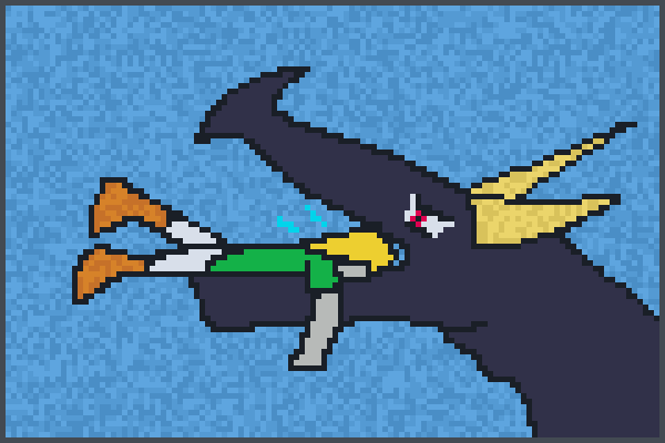 dragon vore Pixel Art