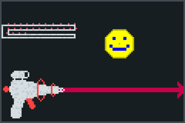 Lasergun. Pixel Art