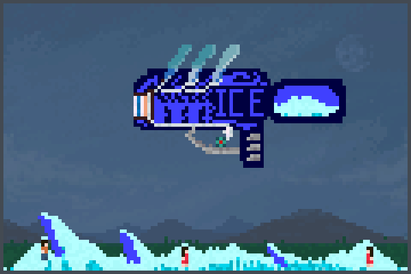 i.c.e lasergun Pixel Art