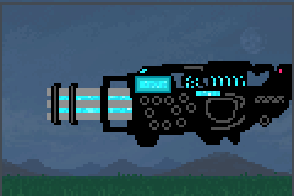 lasergun comp Pixel Art