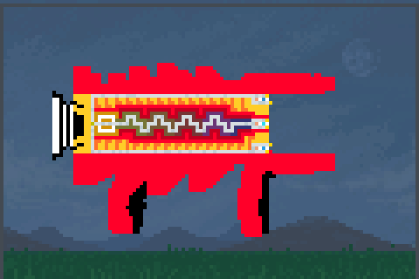 my railgun lase Pixel Art