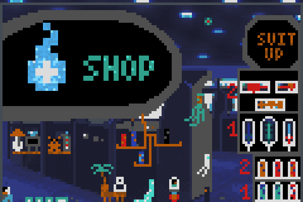 hero shop  Pixel Art