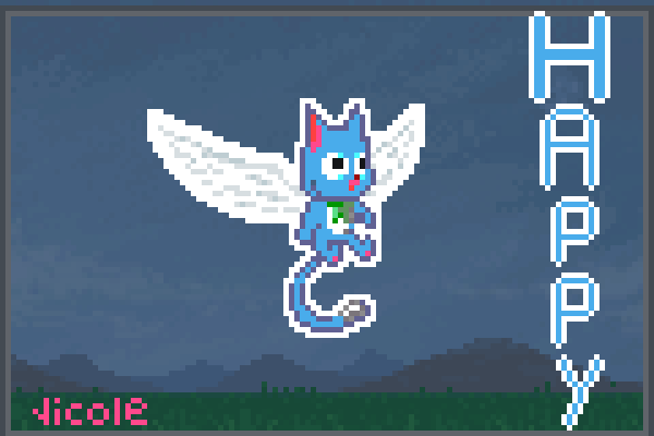 FT Happy Pixel Art