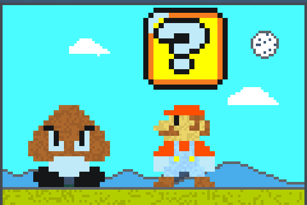 Mario Entry Pixel Art