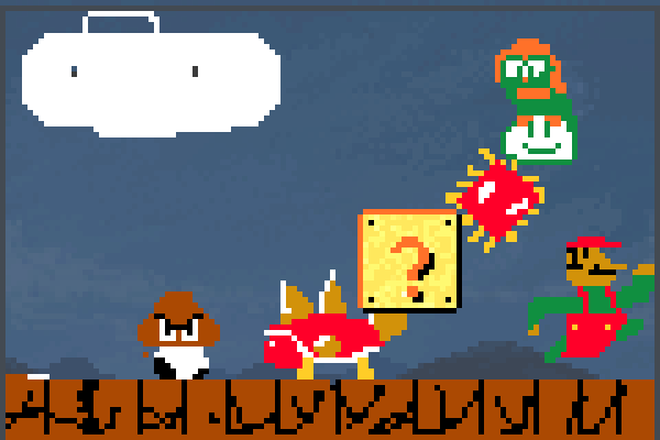  contest  mario Pixel Art