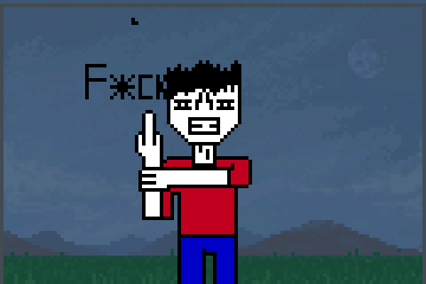  fuck you Pixel Art