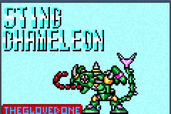 Sting Chameleon Pixel Art