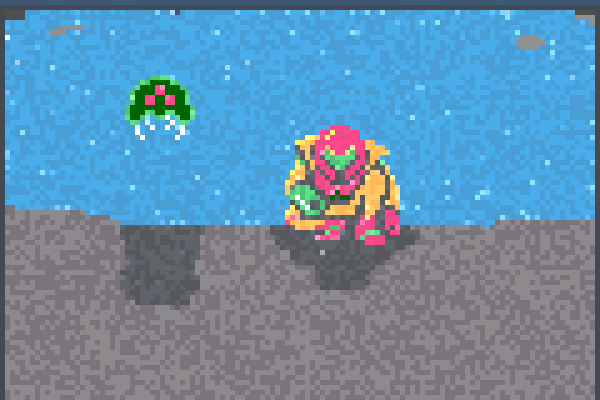 Samus. Aran. Pixel Art