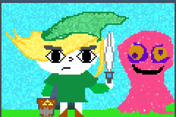 link,by hannah. Pixel Art