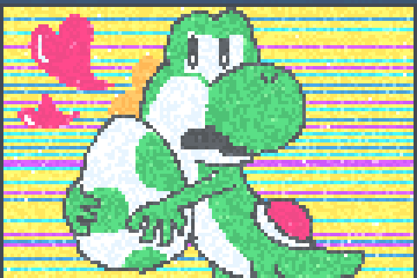 yoshi by nelly Pixel Art