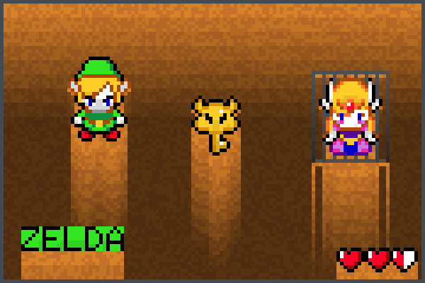 zelda comp Pixel Art