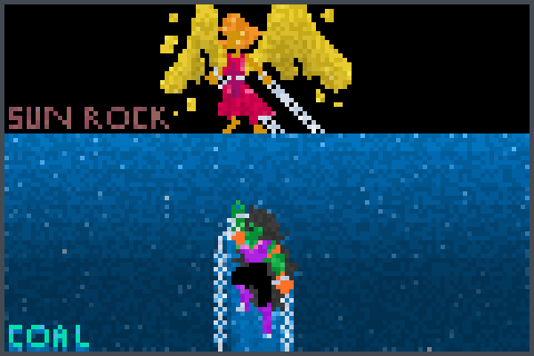 Sun Rock Pixel Art