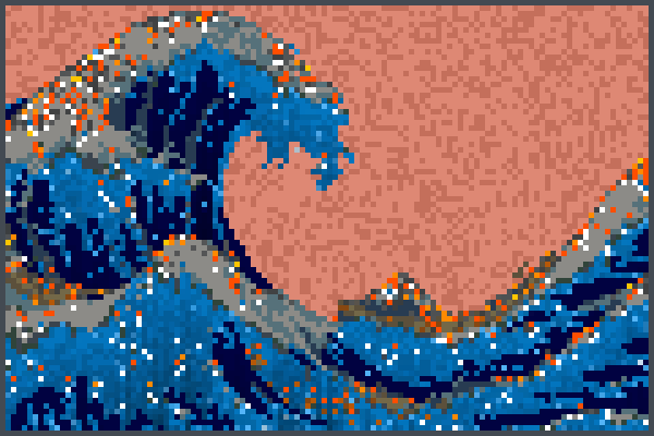 sea of the hell Pixel Art