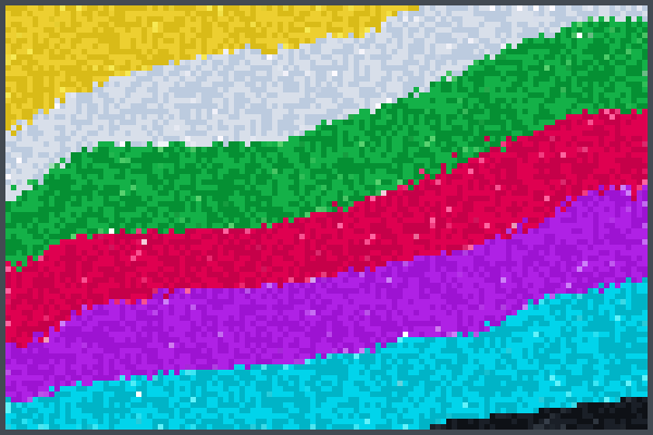 rainbow 1337 Pixel Art