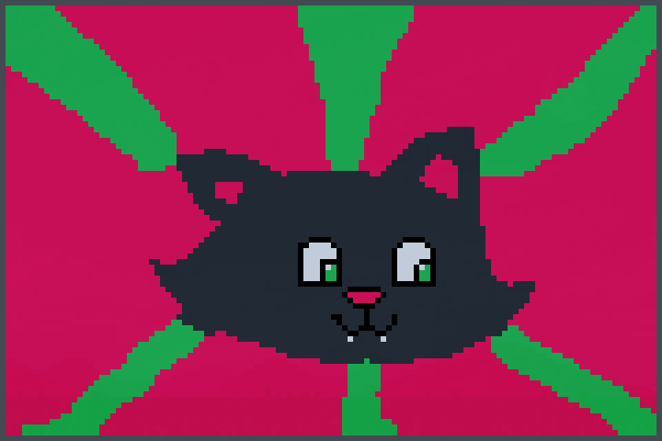 Sunshine Cat Pixel Art