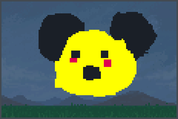 koala pikachu Pixel Art