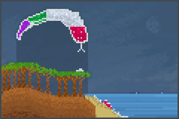rainbow snake! Pixel Art