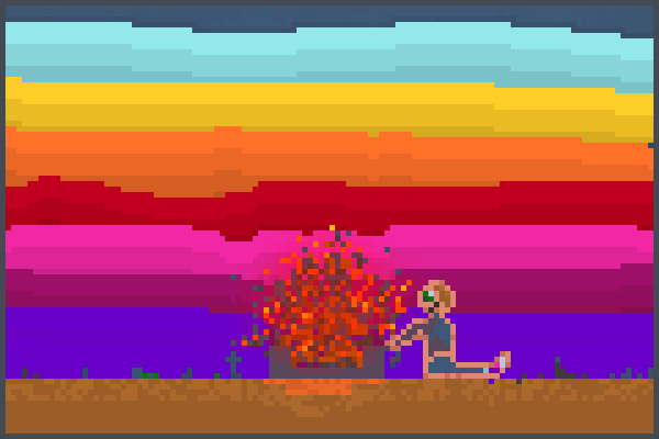 fire expand set Pixel Art