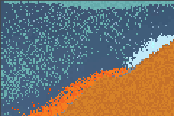 Mountain with l Pixel Art