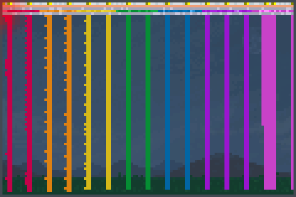 Rainbow By HD Pixel Art