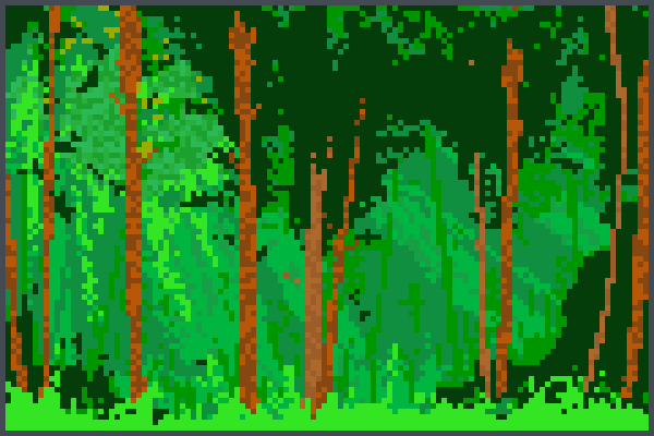 WoodsBackground Pixel Art