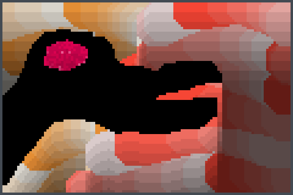 Death by comet Pixel Art