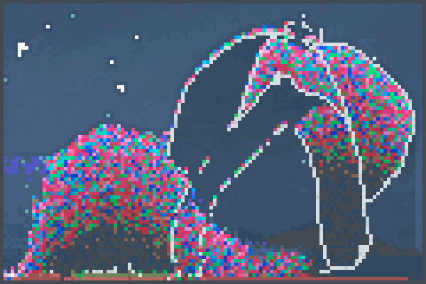 asa de rato Pixel Art