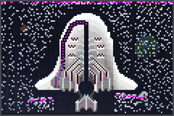 super ship 9999 Pixel Art