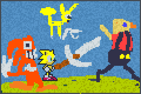 sonic mayhem Pixel Art