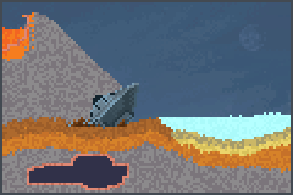 MarsAndVolcan Pixel Art