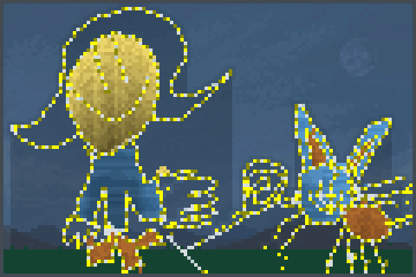 ligh art Pixel Art