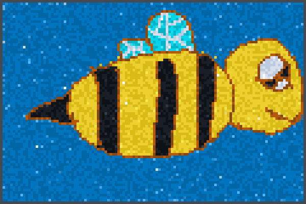 Preview this happy bee. World