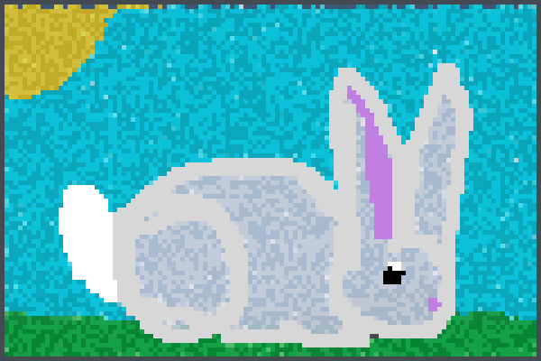 sparkly bunny Pixel Art