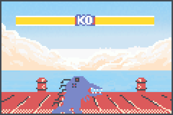 Playable Kajiu Pixel Art
